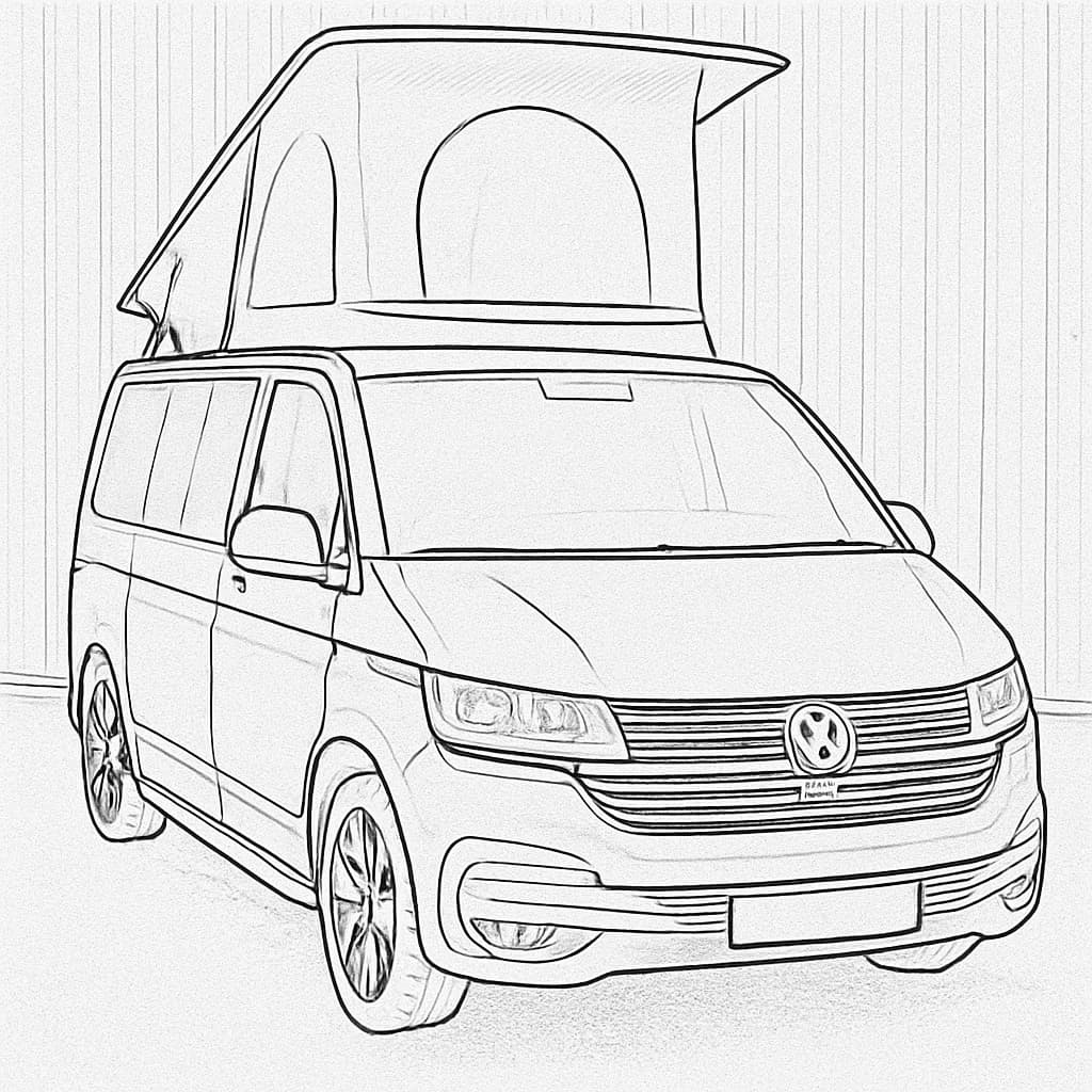 2 Tone Silver and Ocean Wave Green T6.1 Transporter 2021